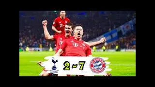 ملخص مباراة توتنهام 2 7 بايرن ميونيخ فضيحة كروية في دوري المجموعات دوري أبطال اوروبا 2020 FHD 
