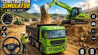 Drive Jcb,Dumper🌋, Holland tractor🚜, and JONDHER 🚜 Tractor Uploading mitti PART -1 #gameplay