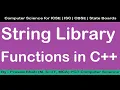 string library functions in c computer science for class 11 computer science for class 12