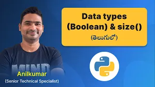 P19 - Boolean data type and Size function in Python
