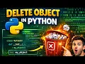 PYTHON LECTURE - 53 Delete Object From Python Code Del keyword EnhanceCodeLearning