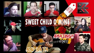 Download sweet child o'mine Alip ba ta cover reaction - Guns n roses - Sub Indo MP3