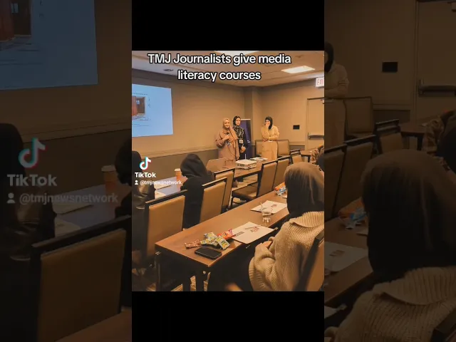 ⁣TMJ team launches media literacy courses in Chicago! Coming soon worldwide 🌐