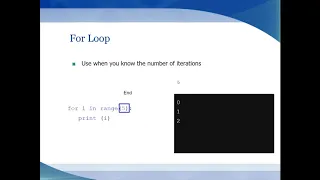 CS Flex 1030 Python Control Structures Part 2