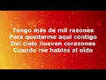 Mil Razones - Pista