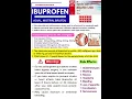 Ibuprofen for Muscle Pain Quick Guide