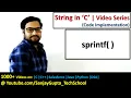 C Programming How to Use sprintf function in programming in C by Sanjay Gupta