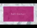 Beth Baldwin - appearance