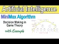 Minimax Algorithm in Artificial Intelligence Game Playing with Example