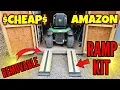 Cheap Easy Removable Amazon DIY Shed Ramp Kit