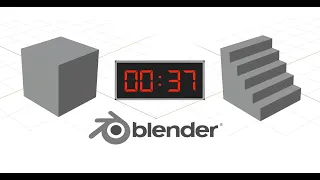 Model Stairs In Blender 2 8 Within 37 Seconds - Beginner Tutorial