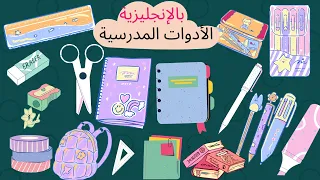 تعلم الأدوات المدرسية باللغة الانجليزية School Things 