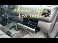 Dodge Dakota Glove Box Latch Replacement