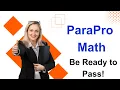 ParaPro Assessment Math Practice