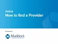 Aetna Provider Lookup