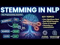 What is Stemming in NLP Explained with Examples Text Preprocessing in AI