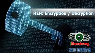 RSA Key Generation Encryption Decryption - Explained in Arabic