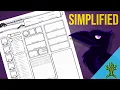 D D Character Sheet Basics