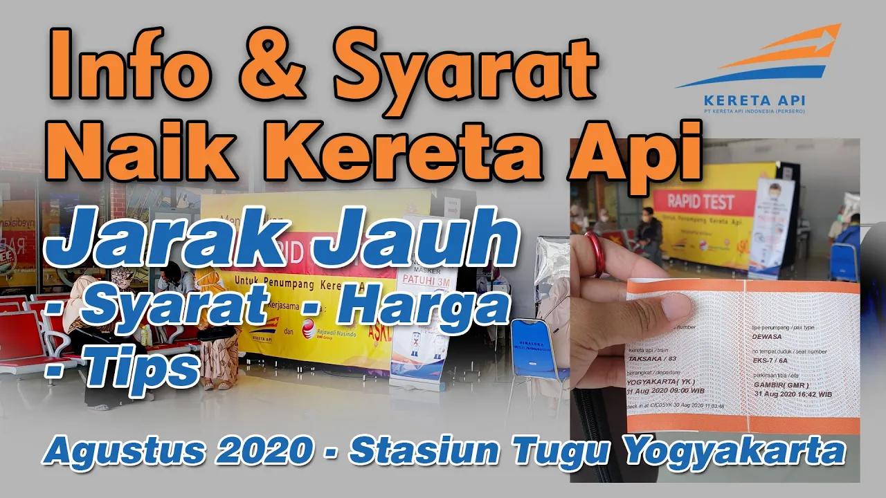 rapid test di stasiun jogja tugu |Anak Kampung Chnnel|. 