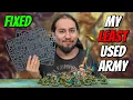 Fixing My Least Used Army