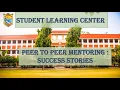 STUDENT LEARNING CENTER PEER TO PEER MENTORING SUCCESS STORIES HANSRAJ E-SAMVAAD