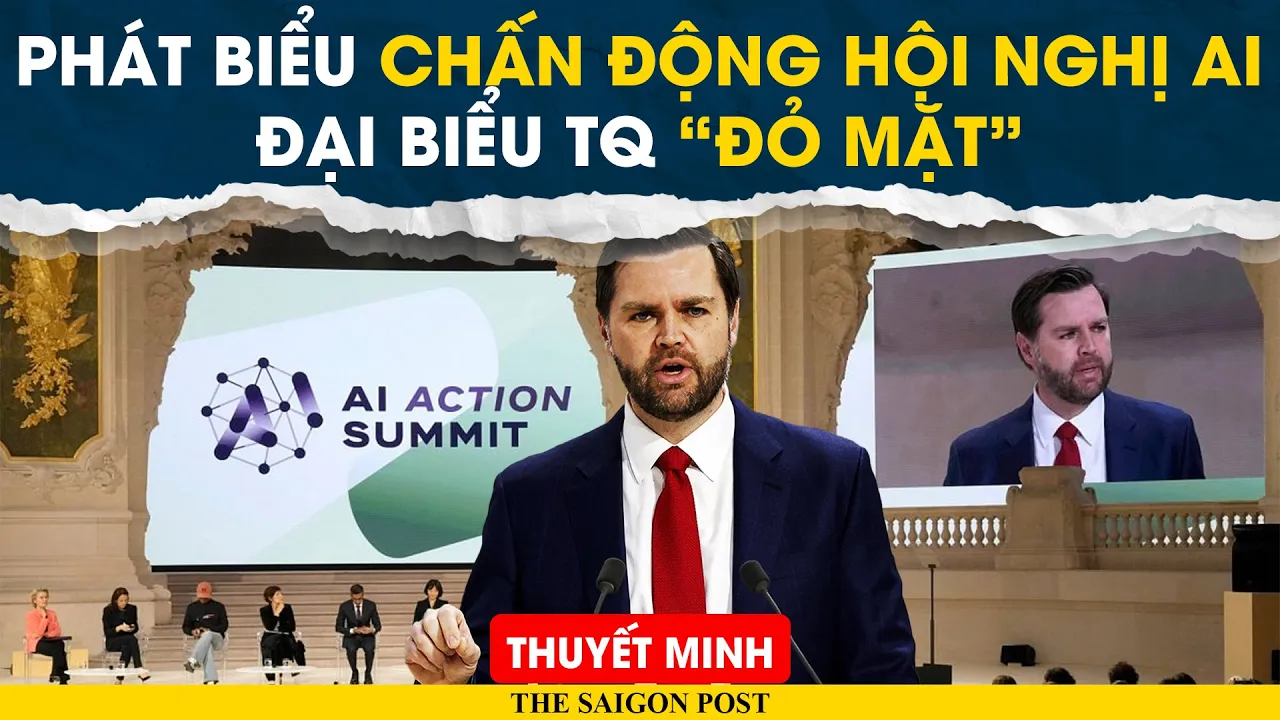 Outline Video THUYẾT MINH - Đại biểu TQ “đỏ mặt” khi JD Vance “chửi thẳng” chế độ độc tài kiểm soát AI