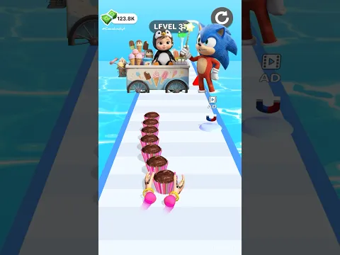 Gugu Gaga Gets NEW ICE CREAM CART from SONIC 🍦❤️ #shorts #viralshorts #gaming #shortsfeed