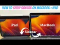 How to Setup Sidecar With MacBook iPad
