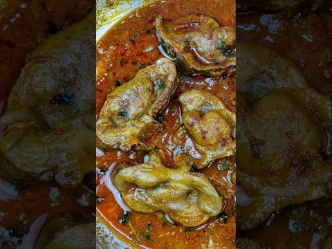 Chicken gizzard curry recipe #shorts #ytshorts #viralshorts