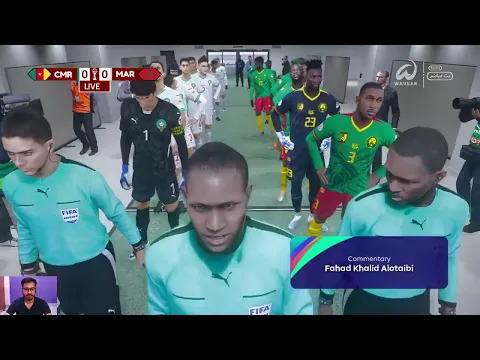 Video Thumbnail: Cameroon vs. Morocco | Africa Cup of Nations Morocco 2025/26 | Watch Along & eFootball 21 Gameplay
