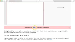 Creating a New Python Trinket