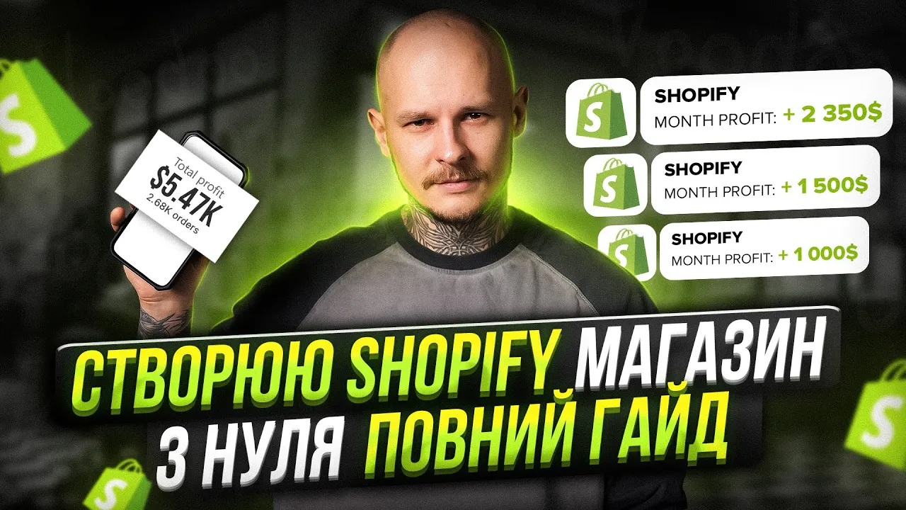 Як створити магазин на Shopify від А до Я. Повний покроковий гайд.