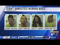 Eight arrested in Claiborne County drug bust