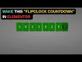 Make this Elementor Countdown FlipClock