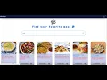 Meal App project using API for skill test 2 Using HTML CSS and JAVASCRIPT