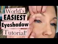 Makeup 101 for MATURE Beginners World s EASIEST Eyeshadow Tutorial
