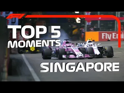 Top 5 Moments 2018 Singapore Grand Prix