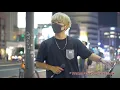 【4K】デモの爆音に負けずに歌った路上ライブ！　 欲望に満ちた青年団 / ONE OK ROCK（cover）" YUTARO " 2021.6.23 新宿路上ライブ 4K 動画