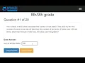 Student Instructions - Saxon Math Placement Test on MyMathAssistant com