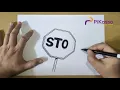 How to Draw a Stop Sign Easy step by step