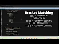 SEBI Coding Practice Test Bracket Matching Problem