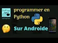 Comment Programmer en python sur Android avec Pydroid 3 JesProg Tuto