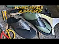 Lagu Satisfying Handmade Slippers Making | Leather Craft Masterpiece