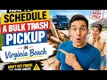 How to schedule a bulk trash pickup in Virginia Beach