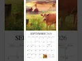 Beckoning Barns 2026 Square Wall Calendar Artwork of Lori Deiter Plastic-Free