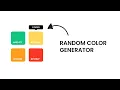 Random Color Generator Javascript Project