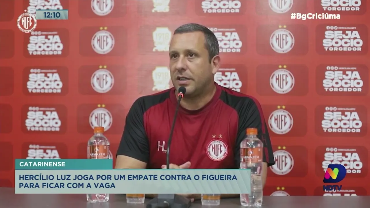 Hercílio Luz joga por empate contra o Figueirense para garantir vaga na semifinal do Catarinense