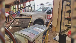 Truck drives into Casey s General Store in Roscoe