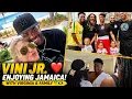 Vinicius Jr Spotted Enjoying Jamaica With Girlfriend Virginia and Family
