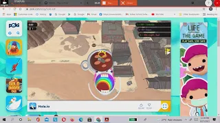 Playing Hole io on poki and got duble and ate everything like a beast
